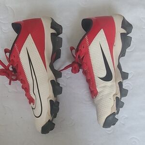 Nike Kids Sneakers - Black and Red / Cleats